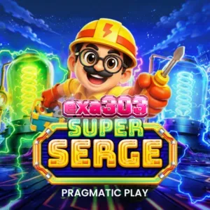 Robot teknisi listrik dalam slot Super Serge